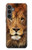 W2870 Lion King of Beasts Funda Carcasa Case y Caso Del Tirón Funda para Samsung Galaxy S23 FE