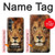 W2870 Lion King of Beasts Funda Carcasa Case y Caso Del Tirón Funda para Samsung Galaxy S23 FE