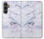 W3215 Seamless Pink Marble Funda Carcasa Case y Caso Del Tirón Funda para Samsung Galaxy S23 FE