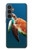 W3899 Sea Turtle Funda Carcasa Case y Caso Del Tirón Funda para Samsung Galaxy S23 FE
