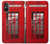 W0058 British Red Telephone Box Funda Carcasa Case y Caso Del Tirón Funda para Sony Xperia 5 V