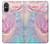 W3050 Vintage Pastel Flowers Funda Carcasa Case y Caso Del Tirón Funda para Sony Xperia 5 V