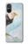 W3843 Bald Eagle On Ice Funda Carcasa Case y Caso Del Tirón Funda para Sony Xperia 5 V