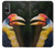 W3876 Colorful Hornbill Funda Carcasa Case y Caso Del Tirón Funda para Sony Xperia 5 V