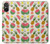 W3883 Fruit Pattern Funda Carcasa Case y Caso Del Tirón Funda para Sony Xperia 5 V