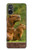 W3917 Capybara Family Giant Guinea Pig Funda Carcasa Case y Caso Del Tirón Funda para Sony Xperia 5 V