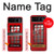 W0058 British Red Telephone Box Funda Carcasa Case y Caso Del Tirón Funda para Motorola Razr 40