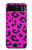 W1850 Pink Leopard Pattern Funda Carcasa Case y Caso Del Tirón Funda para Motorola Razr 40