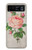 W3079 Vintage Pink Rose Funda Carcasa Case y Caso Del Tirón Funda para Motorola Razr 40