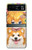 W3918 Baby Corgi Dog Corgi Girl Candy Funda Carcasa Case y Caso Del Tirón Funda para Motorola Razr 40