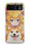 W3918 Baby Corgi Dog Corgi Girl Candy Funda Carcasa Case y Caso Del Tirón Funda para Motorola Razr 40