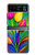 W3926 Colorful Tulip Oil Painting Funda Carcasa Case y Caso Del Tirón Funda para Motorola Razr 40