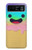 W3939 Ice Cream Cute Smile Funda Carcasa Case y Caso Del Tirón Funda para Motorola Razr 40