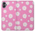 W3500 Pink Floral Pattern Funda Carcasa Case y Caso Del Tirón Funda para Samsung Galaxy A05