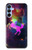 W2486 Rainbow Unicorn Nebula Space Funda Carcasa Case y Caso Del Tirón Funda para Samsung Galaxy A15 5G