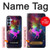 W2486 Rainbow Unicorn Nebula Space Funda Carcasa Case y Caso Del Tirón Funda para Samsung Galaxy A15 5G