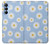 W3681 Daisy Flowers Pattern Funda Carcasa Case y Caso Del Tirón Funda para Samsung Galaxy A15 5G