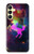 W2486 Rainbow Unicorn Nebula Space Funda Carcasa Case y Caso Del Tirón Funda para Samsung Galaxy A25 5G