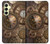 W3927 Compass Clock Gage Steampunk Funda Carcasa Case y Caso Del Tirón Funda para Samsung Galaxy A25 5G