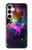 W2486 Rainbow Unicorn Nebula Space Funda Carcasa Case y Caso Del Tirón Funda para Samsung Galaxy A35 5G