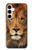 W2870 Lion King of Beasts Funda Carcasa Case y Caso Del Tirón Funda para Samsung Galaxy A35 5G