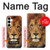 W2870 Lion King of Beasts Funda Carcasa Case y Caso Del Tirón Funda para Samsung Galaxy A35 5G