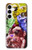W3914 Colorful Nebula Astronaut Suit Galaxy Funda Carcasa Case y Caso Del Tirón Funda para Samsung Galaxy A35 5G