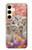 W3916 Alpaca Family Baby Alpaca Funda Carcasa Case y Caso Del Tirón Funda para Samsung Galaxy S24