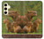 W3917 Capybara Family Giant Guinea Pig Funda Carcasa Case y Caso Del Tirón Funda para Samsung Galaxy S24