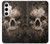 W0552 Skull Funda Carcasa Case y Caso Del Tirón Funda para Samsung Galaxy S24 Plus