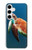 W3899 Sea Turtle Funda Carcasa Case y Caso Del Tirón Funda para Samsung Galaxy S24 Plus