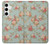 W3910 Vintage Rose Funda Carcasa Case y Caso Del Tirón Funda para Samsung Galaxy S24 Plus