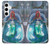 W3912 Cute Little Mermaid Aqua Spa Funda Carcasa Case y Caso Del Tirón Funda para Samsung Galaxy S24 Plus