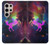 W2486 Rainbow Unicorn Nebula Space Funda Carcasa Case y Caso Del Tirón Funda para Samsung Galaxy S24 Ultra