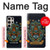 W3175 Hamsa Hand Mosaics Funda Carcasa Case y Caso Del Tirón Funda para Samsung Galaxy S24 Ultra