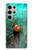 W3893 Ocellaris clownfish Funda Carcasa Case y Caso Del Tirón Funda para Samsung Galaxy S24 Ultra