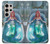 W3911 Cute Little Mermaid Aqua Spa Funda Carcasa Case y Caso Del Tirón Funda para Samsung Galaxy S24 Ultra