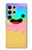 W3939 Ice Cream Cute Smile Funda Carcasa Case y Caso Del Tirón Funda para Samsung Galaxy S24 Ultra