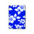 W2244 Hawaiian Hibiscus Blue Pattern Funda Carcasa Case para iPad 10.2 (2021,2020,2019), iPad 9 8 7