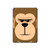 W2721 Cute Grumpy Monkey Cartoon Funda Carcasa Case para iPad 10.2 (2021,2020,2019), iPad 9 8 7