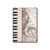 W3390 Music Note Funda Carcasa Case para iPad 10.2 (2021,2020,2019), iPad 9 8 7