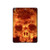 W3881 Fire Skull Funda Carcasa Case para iPad 10.2 (2021,2020,2019), iPad 9 8 7
