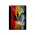 W3890 Reggae Rasta Flag Smoke Funda Carcasa Case para iPad 10.2 (2021,2020,2019), iPad 9 8 7
