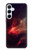 W3897 Red Nebula Space Funda Carcasa Case y Caso Del Tirón Funda para Samsung Galaxy A55 5G