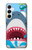 W3947 Shark Helicopter Cartoon Funda Carcasa Case y Caso Del Tirón Funda para Samsung Galaxy A55 5G