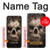 W0552 Skull Funda Carcasa Case y Caso Del Tirón Funda para Samsung Galaxy Xcover7