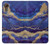 W3906 Navy Blue Purple Marble Funda Carcasa Case y Caso Del Tirón Funda para Samsung Galaxy Xcover7