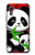 W3929 Cute Panda Eating Bamboo Funda Carcasa Case y Caso Del Tirón Funda para Samsung Galaxy Xcover7