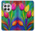 W3926 Colorful Tulip Oil Painting Funda Carcasa Case y Caso Del Tirón Funda para OnePlus 12