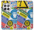 W3960 Safety Signs Sticker Collage Funda Carcasa Case y Caso Del Tirón Funda para OnePlus 12